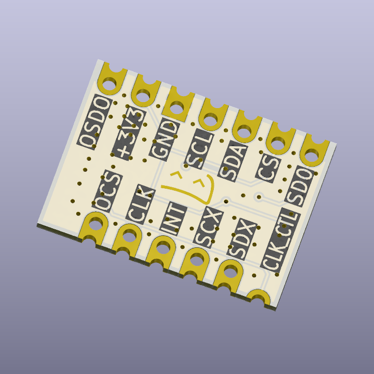 LSM6DSR + QMC6309 Module